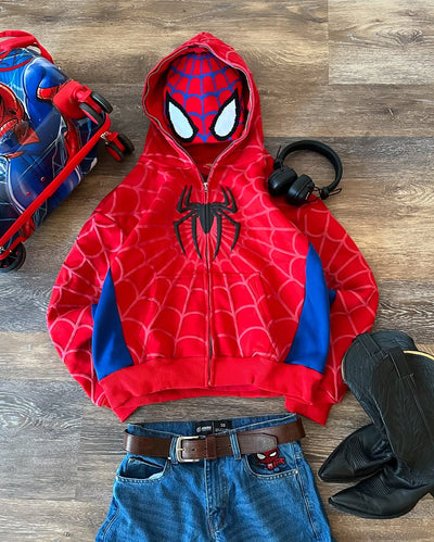 Red Zip Up Hoodie