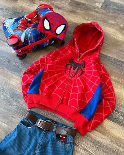 Red Zip Up Hoodie